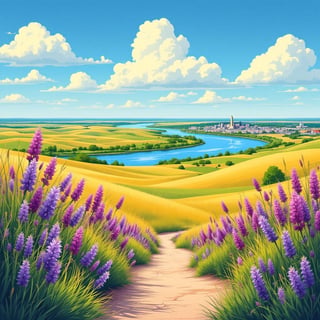 Sioux City Scenic Travel Poster