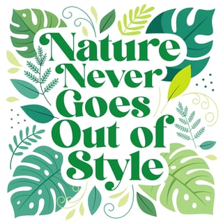 Eco-Lifestyle Graphic Design