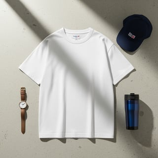 Flat Lay Comfort Colors 1717 T-shirt Mockup