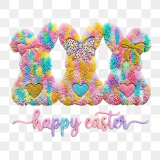 Cute Fluffy Easter Bunny Decorations