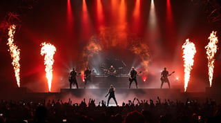 Cyber-Metal Band Live Performance