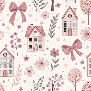 Pastel Coquette Pattern Design
