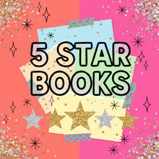 5 Star Books Glitter Scrapbook Aesthetic
