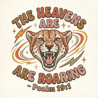 Retro Vintage Illustration of Roaring Cheetah