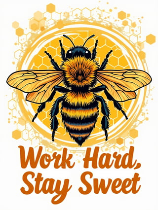 Honeybee T-Shirt Design