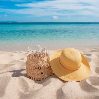 Summer Beach Scene Photo