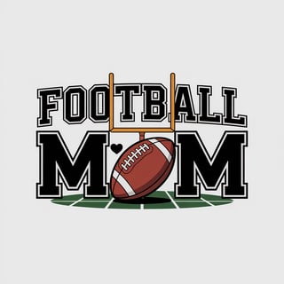 Football Mom Retro Design