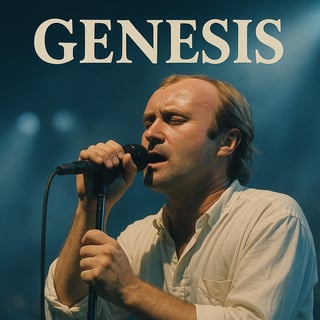 1987 Genesis CD Cover with Phil Collins