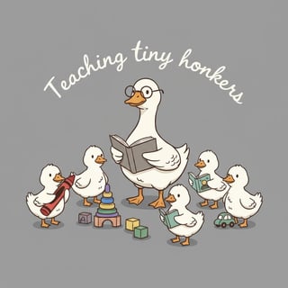 Preschool Teacher Goose Design