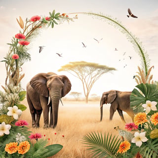 African Safari Elephants