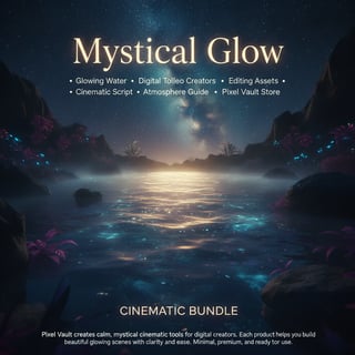 Mystical Glowing Cinematic Scene