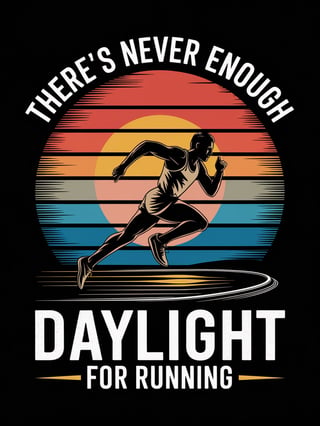 Vintage Track Runner Silhouette