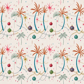 Mid-Century Palm 20oz Tumbler Wrap