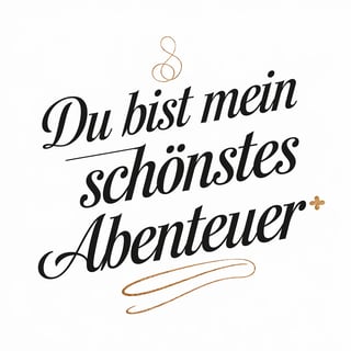 Elegant Black-and-White Typography Design