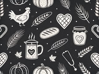 Rustic Farmhouse Vector Tile Pattern