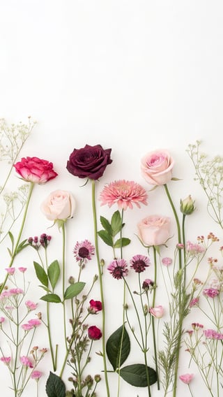 Vivid Wildflowers Illustration