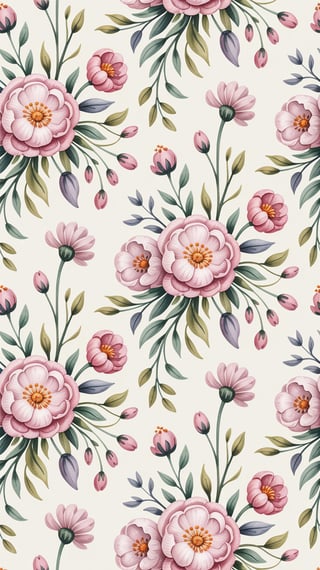 Seamless Floral Ditsy Pattern