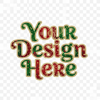 Christmas Style Lettering Design