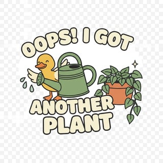 Humorous Plant Lover Graphic