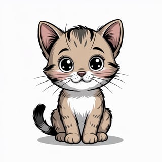 Animated Nursery Art Barn Kitten