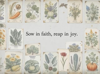 Vintage Seed Packet Collage Art