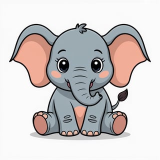 Cute Animated Elephant
