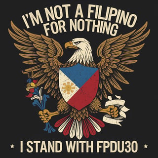 Vintage Eagle Design with Philippine Colors