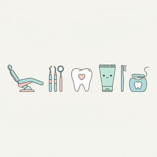 Minimal Dental Icon Set