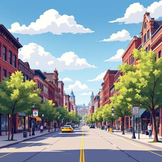 Downtown Iowa City Street View