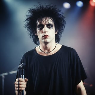 Robert Smith Closeup Portrait 1985