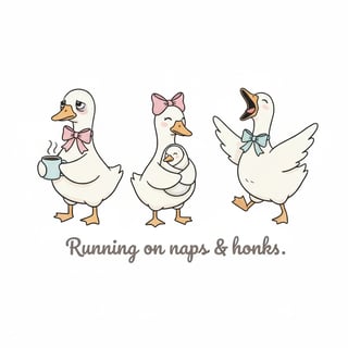 Funny New Mom Goose Design