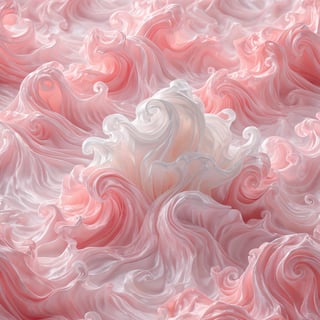 Pink and White Swirl Background
