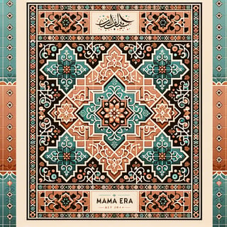 Moroccan Terracotta & Turquoise Pattern