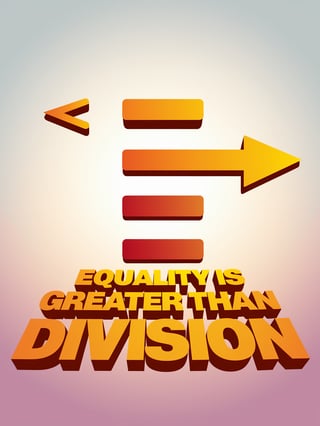 Equality Over Division Graphic