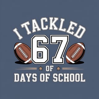 Vintage Football T-Shirt Design