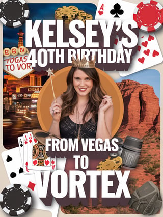 Kelsey's 40th Birthday Design