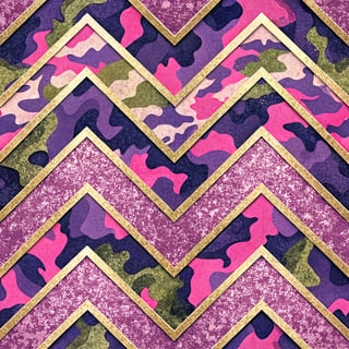Striking Electric Violet Camouflage