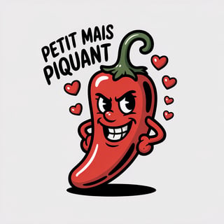 Funny Red Jalapeño Cartoon