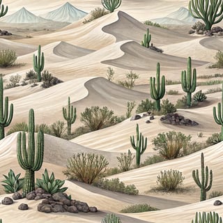 Ultra-Detailed 4K Desertscape Wallpaper