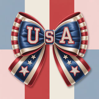 Coquette Patriotic Textile Design