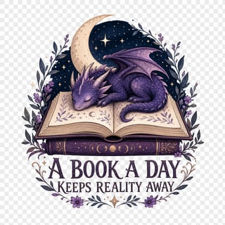 Moonlit Dragon Book Chest Print