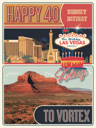 Kelsey's 40th Birthday Design