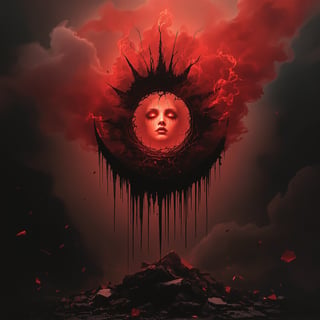 Abstract Gothic Rock Album Cover