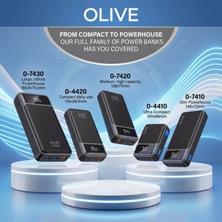 Black Power Banks Collection Display
