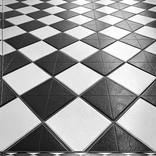 Seamless Black and White Checkerboard