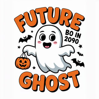 Funny Halloween Toddler Ghost T-Shirt