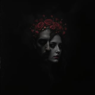 Moody Gothic Father-Daughter Album Cover