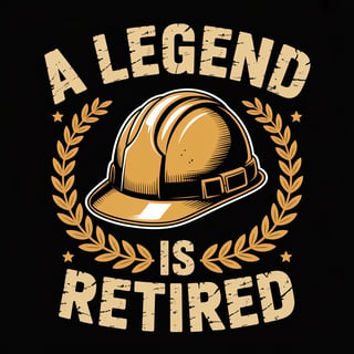 Vintage Construction Hard Hat T-Shirt