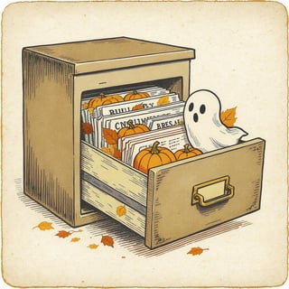 Vintage Halloween Retro Illustration