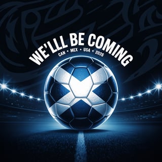 Cinematic Scotland Soccer Fan Design